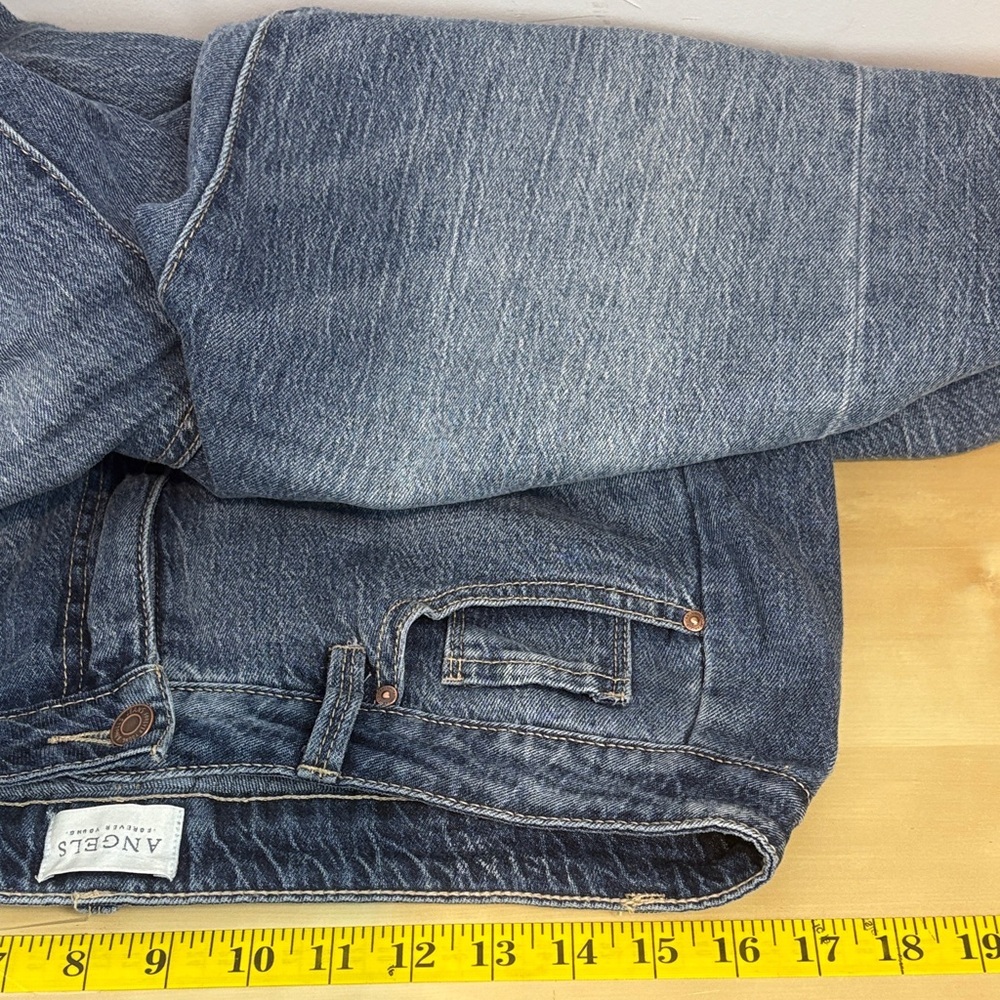 Angels Women's Wide Leg Jeans in Faded Blue Wash - Picture 10 of 13